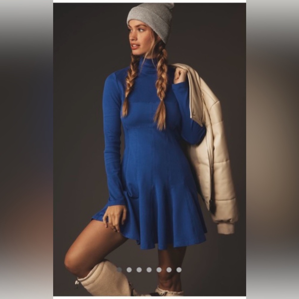 Daily Practice by Anthropologie Long Sleeve Mini Swing Dress